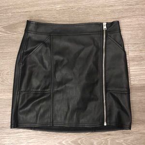Leather Mini Skirt